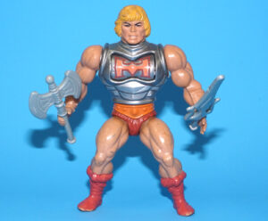 MOTU HE-MAN MASTERS OF THE UNIVERSE BATTLE ARMOR HE-MAN 100% COMPLETE TAIWAN COO 1984 MATTEL WORKS!