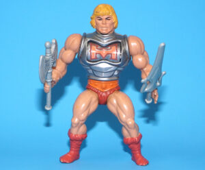 MOTU HE-MAN MASTERS OF THE UNIVERSE BATTLE ARMOR HE-MAN 100% COMPLETE TAIWAN COO 1984 MATTEL WORKS!