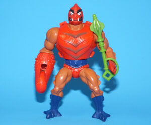 MOTU HE-MAN MASTERS OF THE UNIVERSE CLAWFUL 100% COMPLETE HONG KONG NO COO CLAWFUL LEGS 1984 MATTEL
