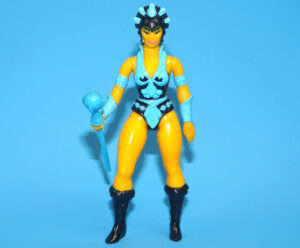 MOTU HE-MAN MASTERS OF THE UNIVERSE EVIL-LYN 100% COMPLETE NO COO HONG KONG DARK BOOTS 1983 MATTEL