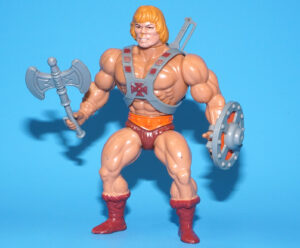 MOTU HE-MAN MASTERS OF THE UNIVERSE HE-MAN 100% COMPLETE MALAYSIA COO HARD HEAD 1981 MATTEL