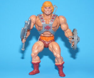 MOTU HE-MAN MASTERS OF THE UNIVERSE HE-MAN 100% COMPLETE MALAYSIA COO HARD HEAD 1981 MATTEL