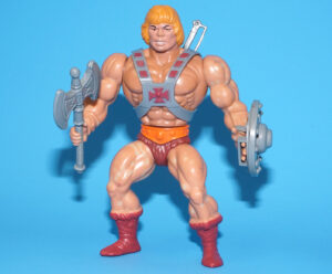 MOTU HE-MAN MASTERS OF THE UNIVERSE HE-MAN 100% COMPLETE MALAYSIA COO HARD HEAD 1981 MATTEL
