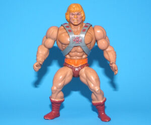 MOTU HE-MAN MASTERS OF THE UNIVERSE HE-MAN MALAYSIA COO HARD HEAD 1981 MATTEL