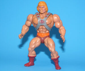 MOTU HE-MAN MASTERS OF THE UNIVERSE HE-MAN MALAYSIA COO HARD HEAD 1981 MATTEL