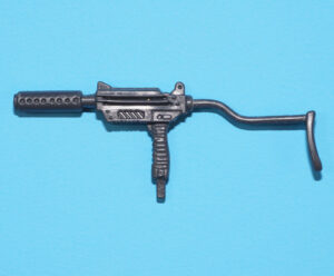 1994 GI JOE STREET FIGHTER MOVIE VIKTOR SAGAT ORIGINAL SPARE PART MACHINE GUN HASBRO