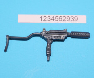 1994 GI JOE STREET FIGHTER MOVIE VIKTOR SAGAT ORIGINAL SPARE PART MACHINE GUN HASBRO