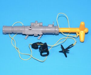 2009 GI JOE ROC SHANA SCARLETT O’HARA v11 ORIGINAL SPARE PART MISSILE LAUNCHER & HARNESS HASBRO