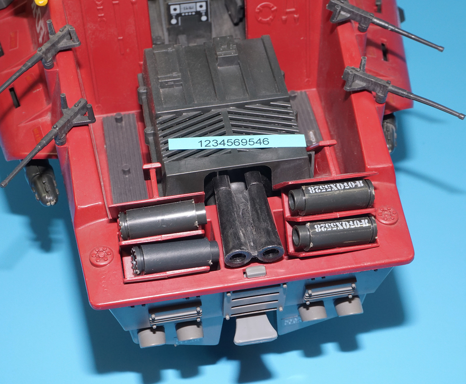 1985 GI JOE COBRA MORAY HYDROFOIL 99% COMPLETE (NO LENS) HASBRO - Image 12