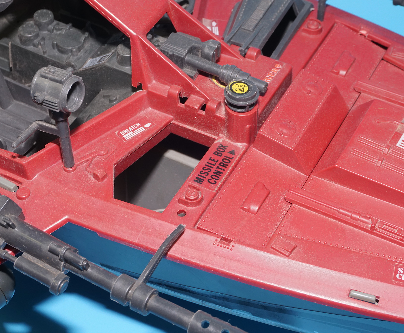 1985 GI JOE COBRA MORAY HYDROFOIL NEAR COMPLETE HASBRO - Image 4