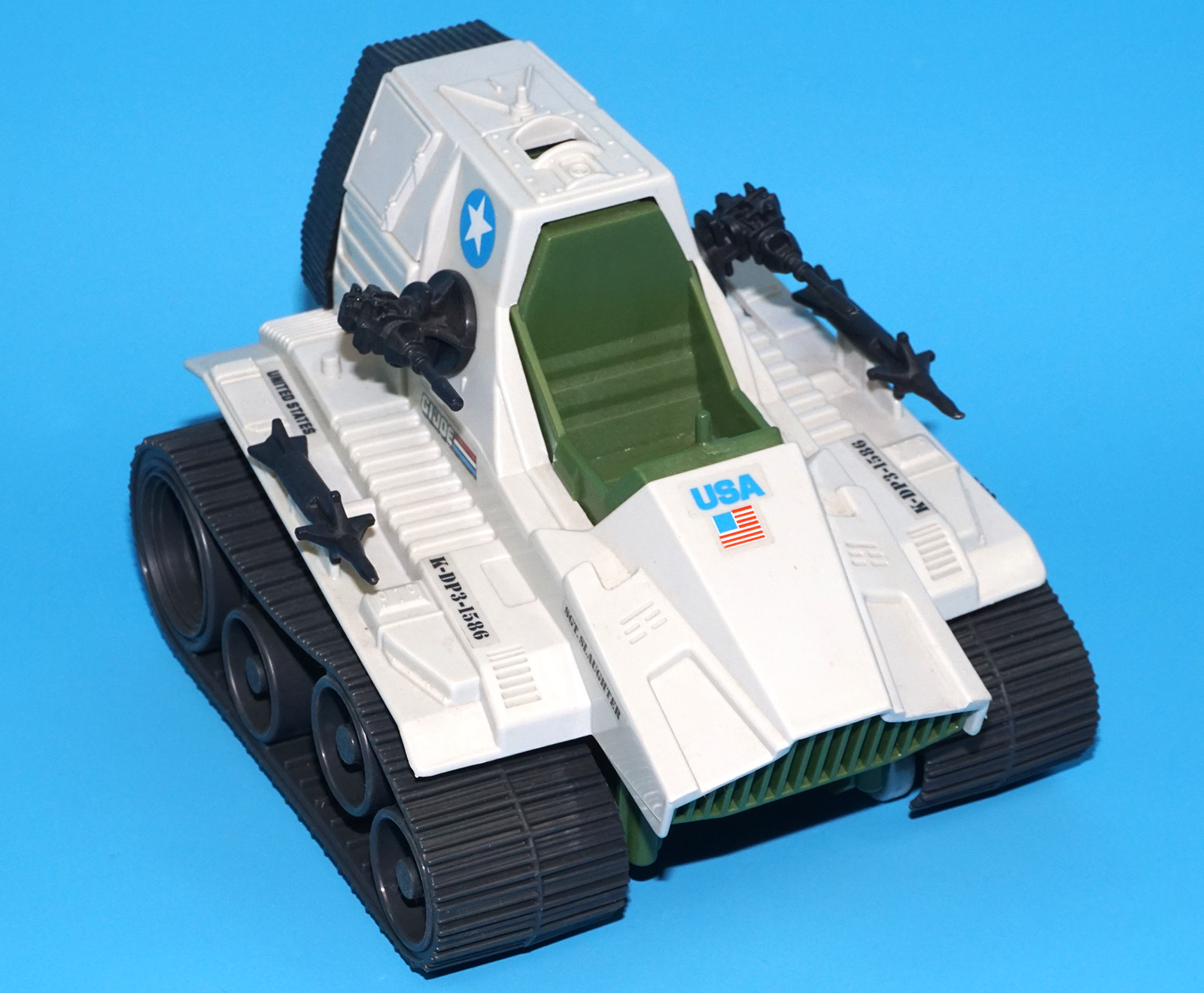 1986 GI JOE TRIPLE T TANK 100% COMPLETE HASBRO - Image 2