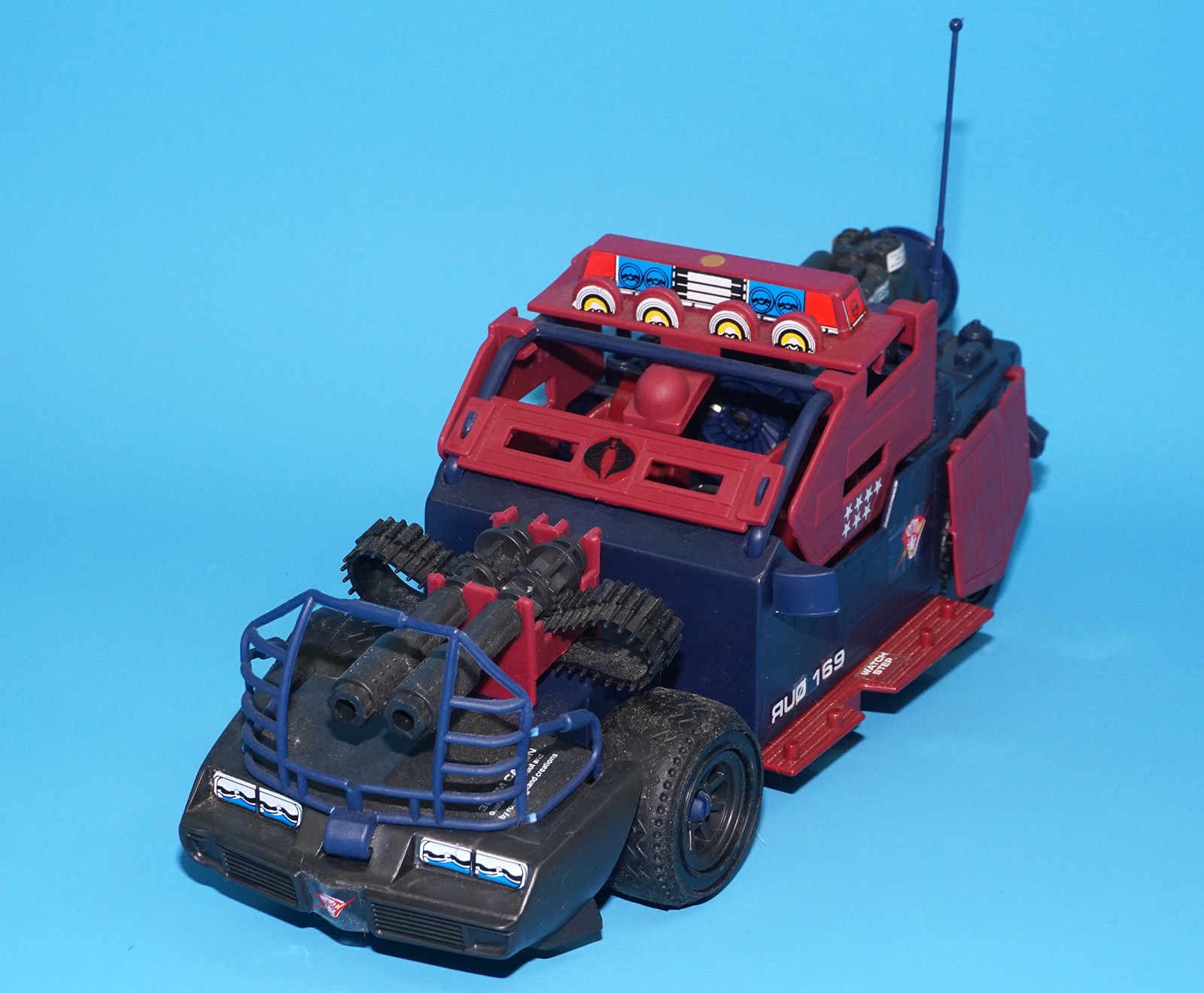 1986 GI JOE DREADNOK THUNDER MACHINE 100% COMPLETE HASBRO - Image 3