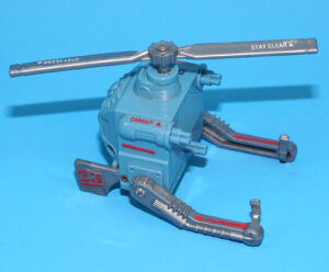 1987 GI JOE MOTORIZED ACTION PACK HELICOPTER 100% COMPLETE HASBRO