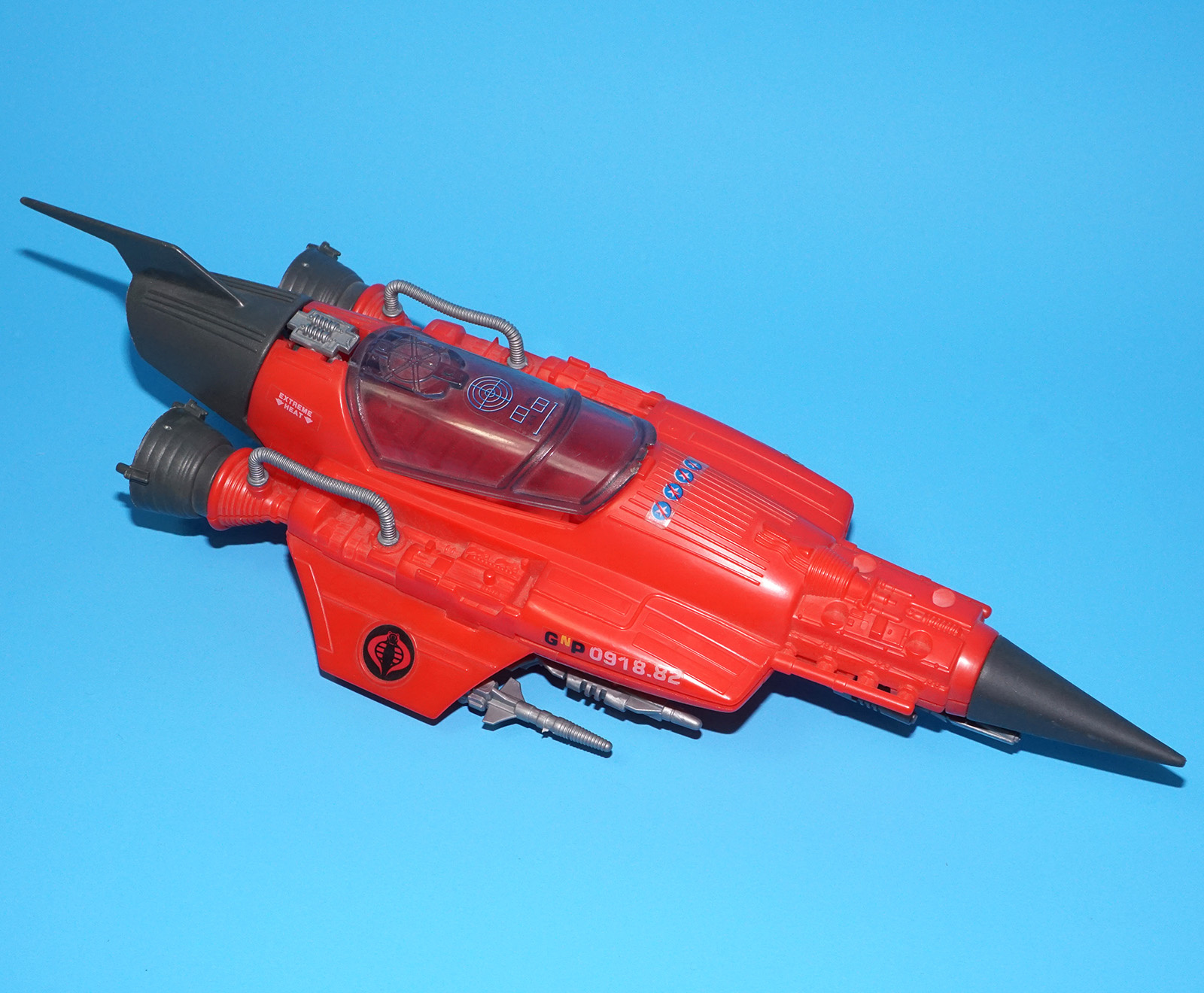 1988 GI JOE COBRA STELLAR STILETTO 100% COMPLETE HASBRO - Image 2