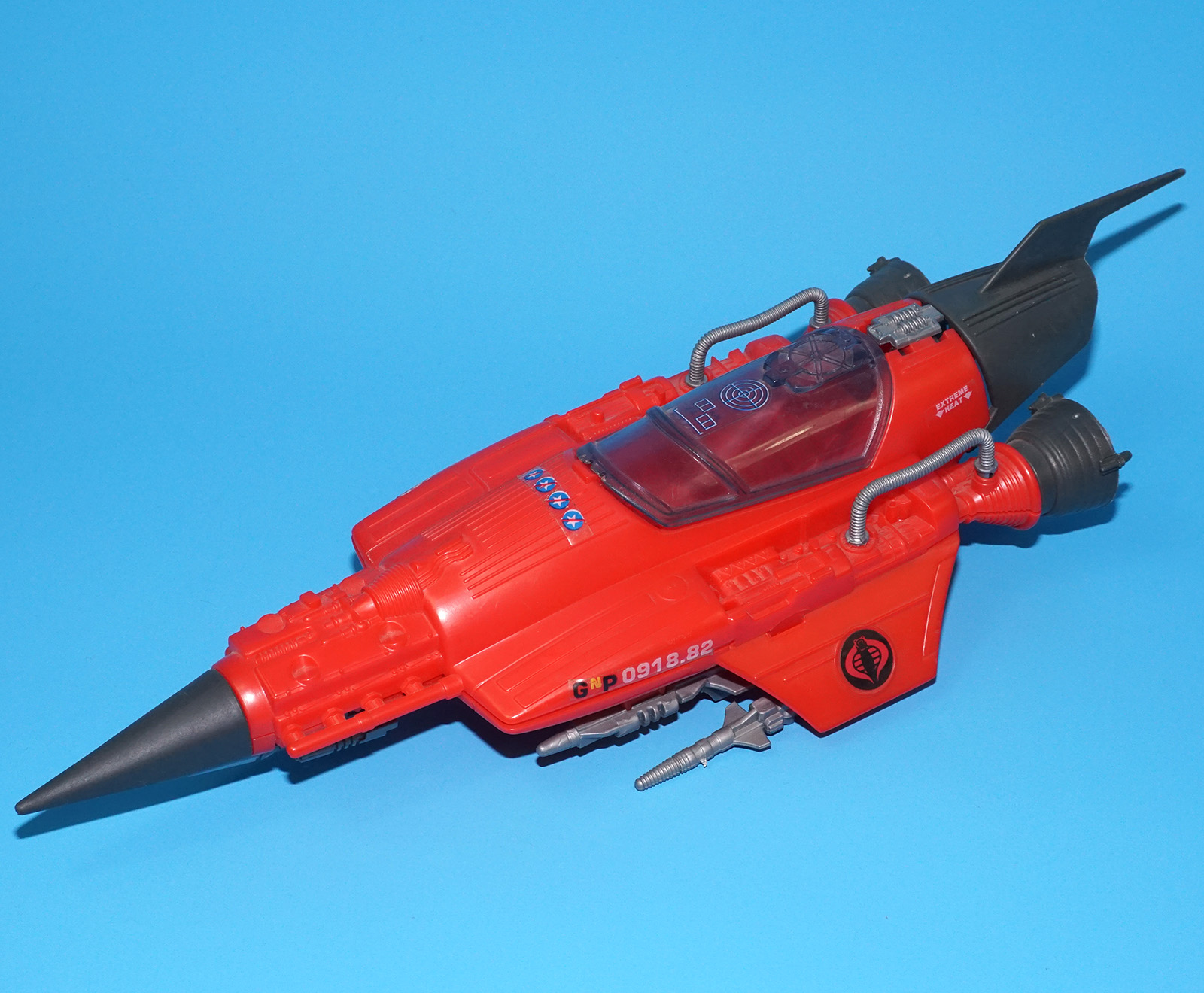 1988 GI JOE COBRA STELLAR STILETTO 100% COMPLETE HASBRO - Image 3