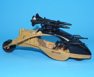 1989 GI JOE DARKLON’S EVADER 100% COMPLETE HASBRO