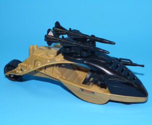 1989 GI JOE DARKLON’S EVADER 100% COMPLETE HASBRO