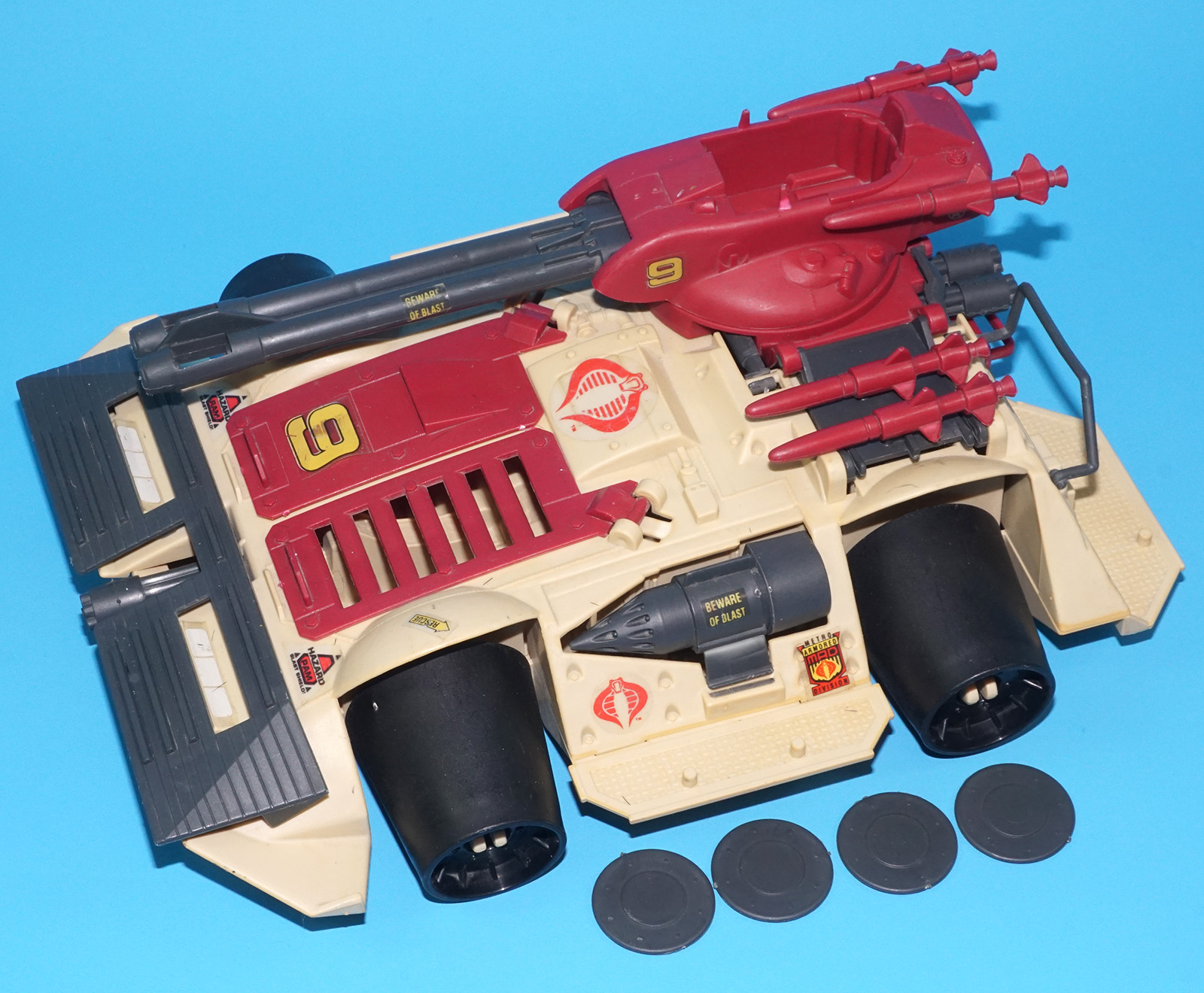 1990 GI JOE COBRA RAGE 100% COMPLETE HASBRO - Image 2
