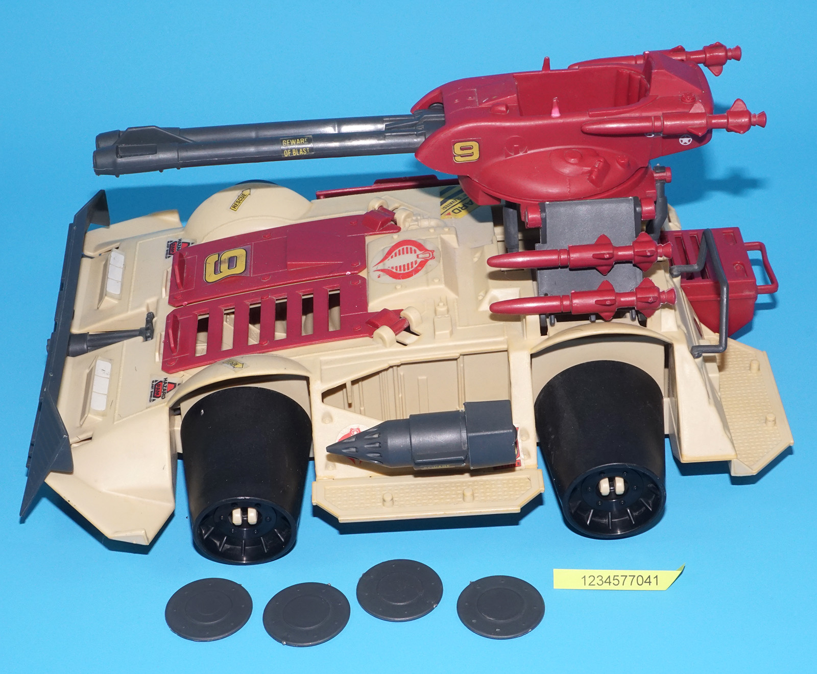 1990 GI JOE COBRA RAGE 100% COMPLETE HASBRO - Image 6