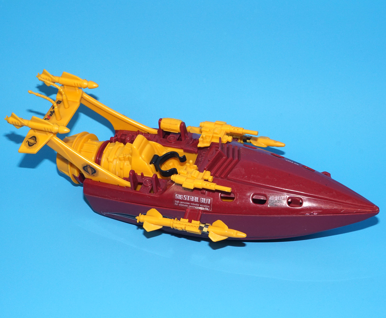 1990 GI JOE PIRANHA 99% COMPLETE HASBRO - Image 2