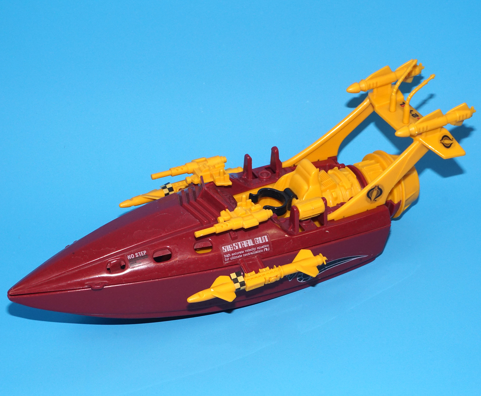 1990 GI JOE PIRANHA 99% COMPLETE HASBRO - Image 4