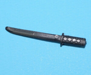 1984 GI JOE STORM SHADOW v1 ORIGINAL SPARE PART SHORT SWORD HASBRO