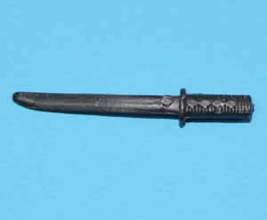 1984 GI JOE STORM SHADOW v1 ORIGINAL SPARE PART SHORT SWORD HASBRO