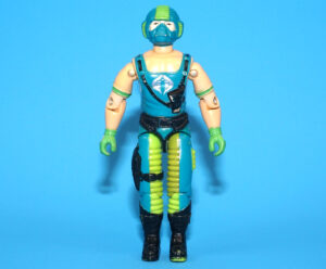1984 GI JOE COPPERHEAD v1 COBRA MOCCASIN DRIVER 100% COMPLETE C8 HASBRO