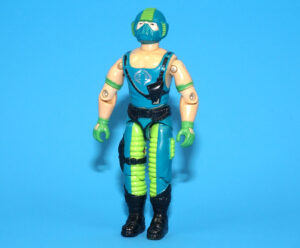 1984 GI JOE COPPERHEAD v1 COBRA MOCCASIN DRIVER 100% COMPLETE C8+ HASBRO