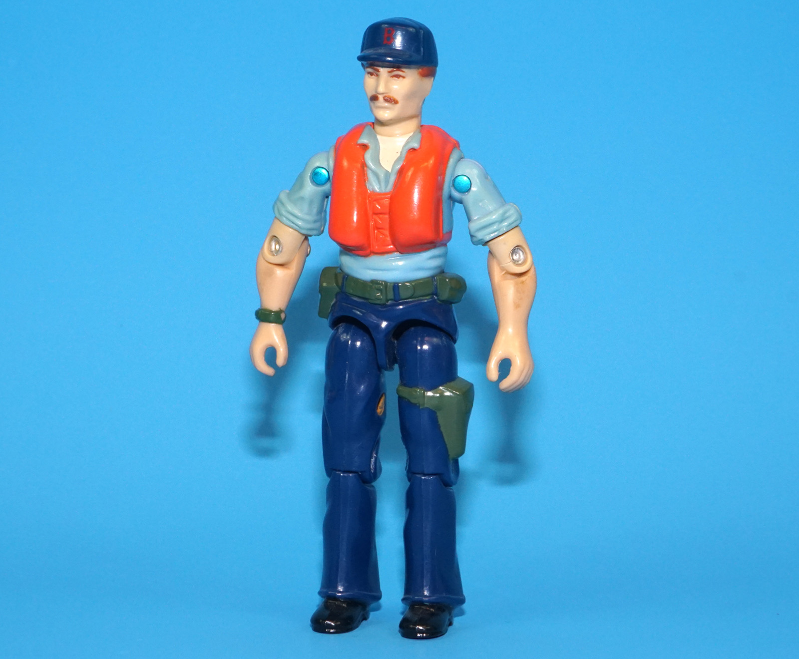 1984 GI JOE CUTTER v1 KILLER WHALE DRIVER 100% COMPLETE C9+ HASBRO - Image 2