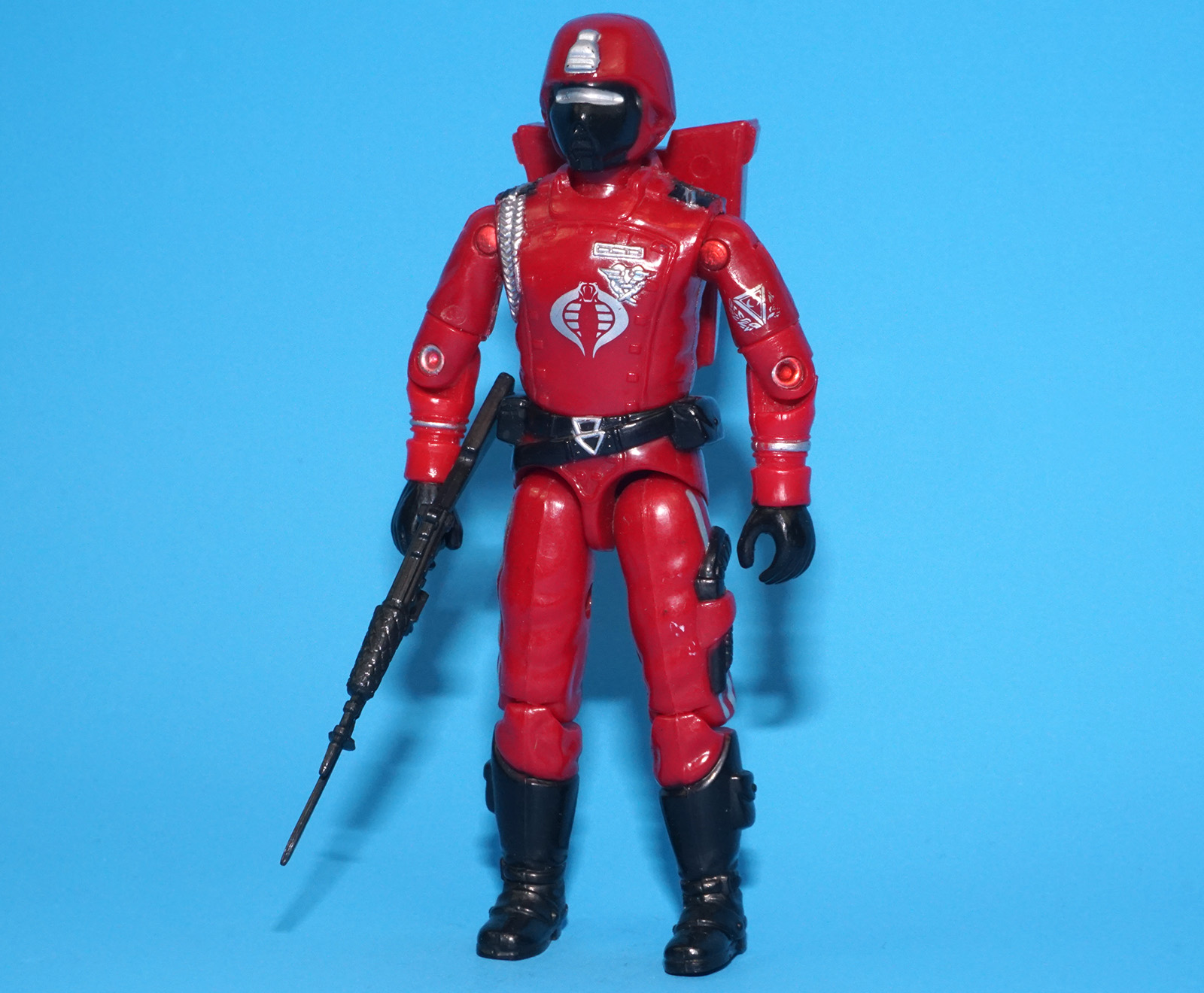 1985 GI JOE CRIMSON GUARD v1 100% COMPLETE C9+ HASBRO - Image 2