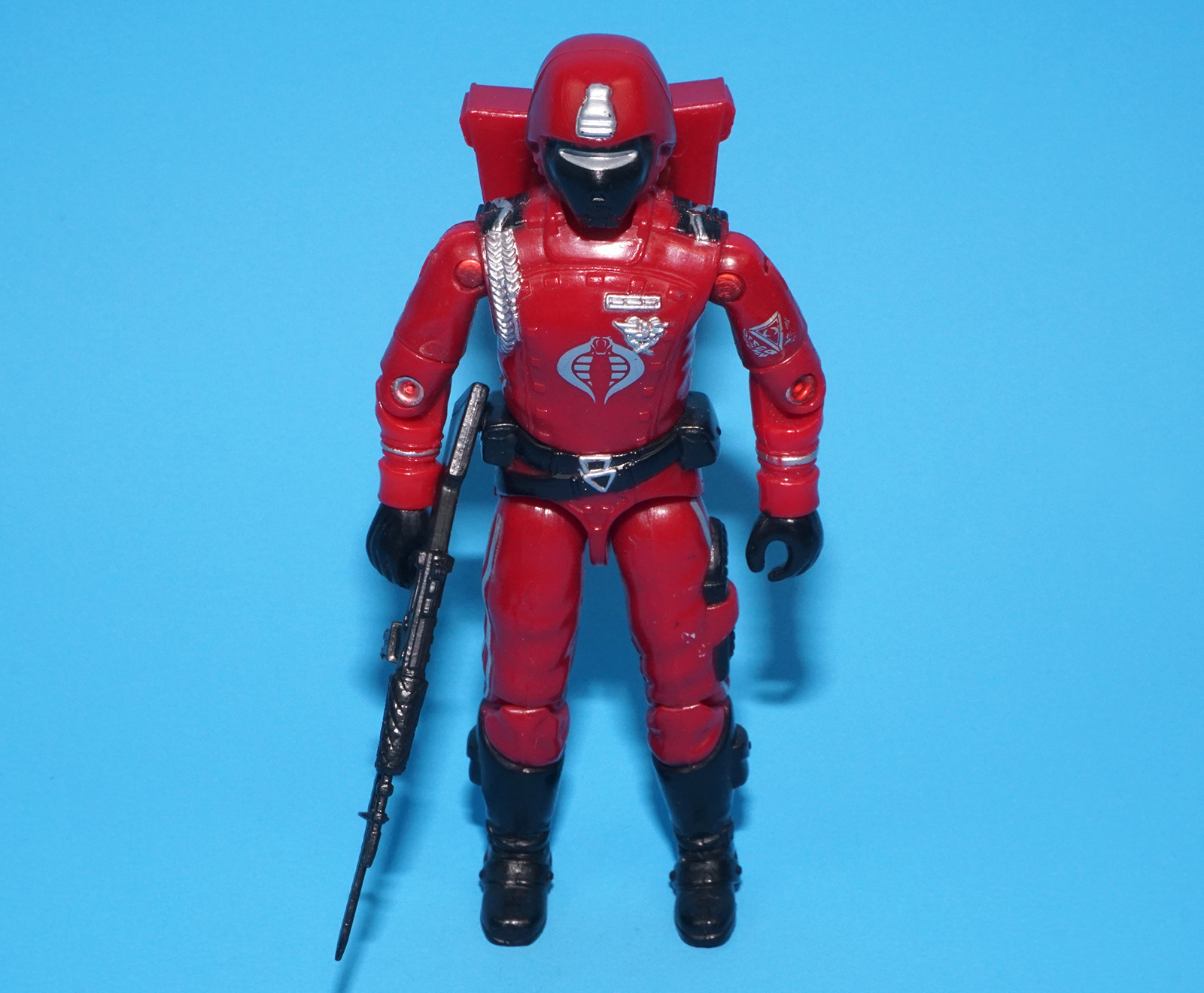 1985 GI JOE CRIMSON GUARD v1 100% COMPLETE C9+ HASBRO - Image 3
