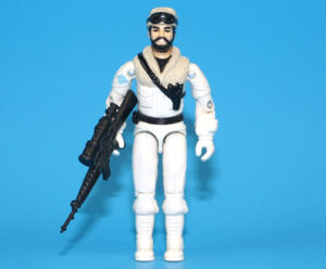 1985 GI JOE FROSTBITE v1 SNOW CAT DRIVER C9+ HASBRO