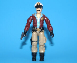 1985 GI JOE KEEL HAUL v1 USS FLAGG CAPTAIN 100% COMPLETE C9+ HASBRO