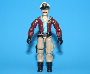 1985 GI JOE KEEL HAUL v1 USS FLAGG CAPTAIN C8+ HASBRO