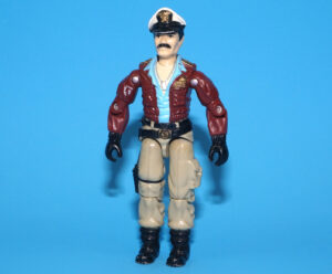 1985 GI JOE KEEL HAUL v1 USS FLAGG CAPTAIN C8+ HASBRO
