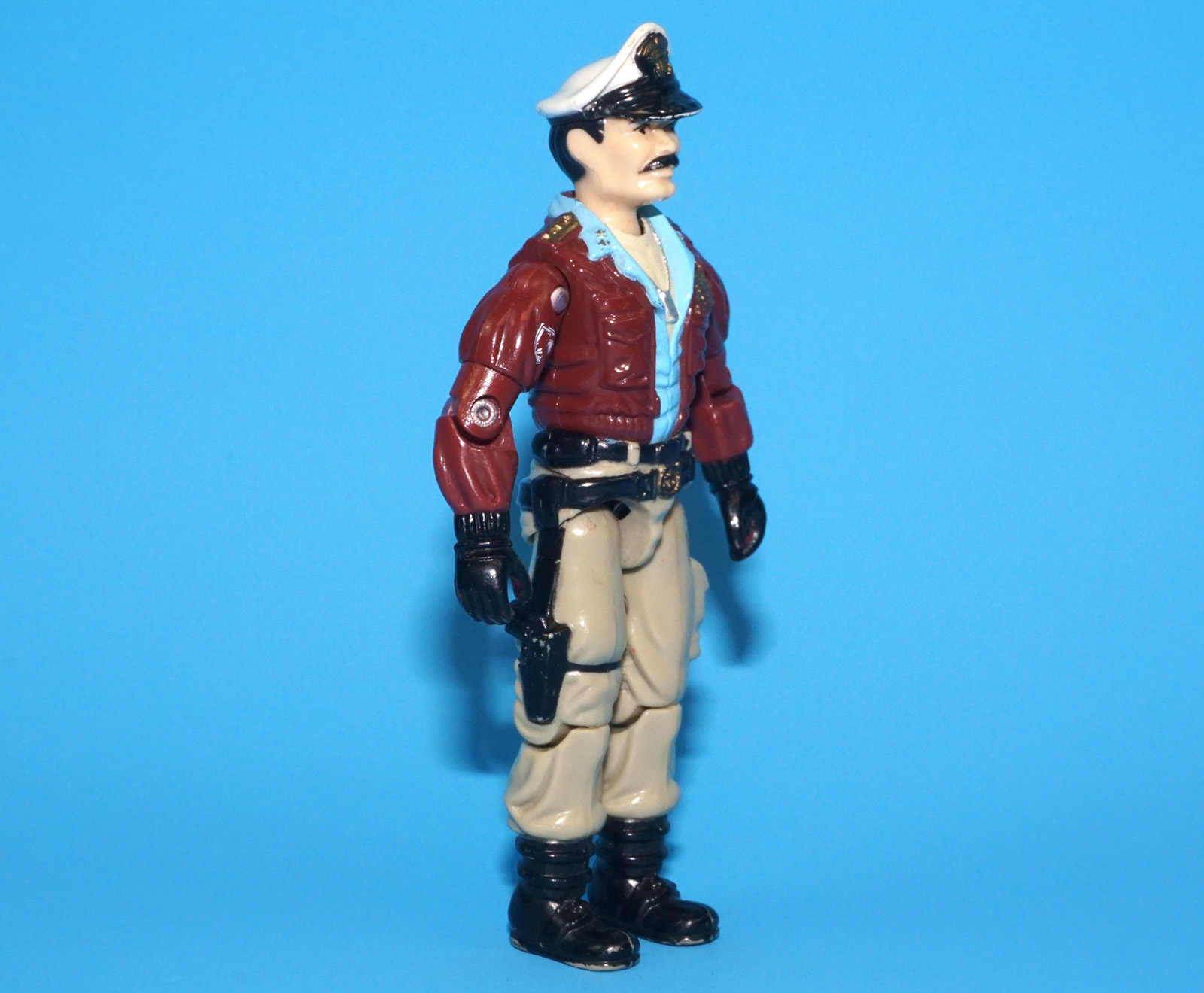 1985 GI JOE KEEL HAUL v1 USS FLAGG CAPTAIN C8+ HASBRO - Image 3