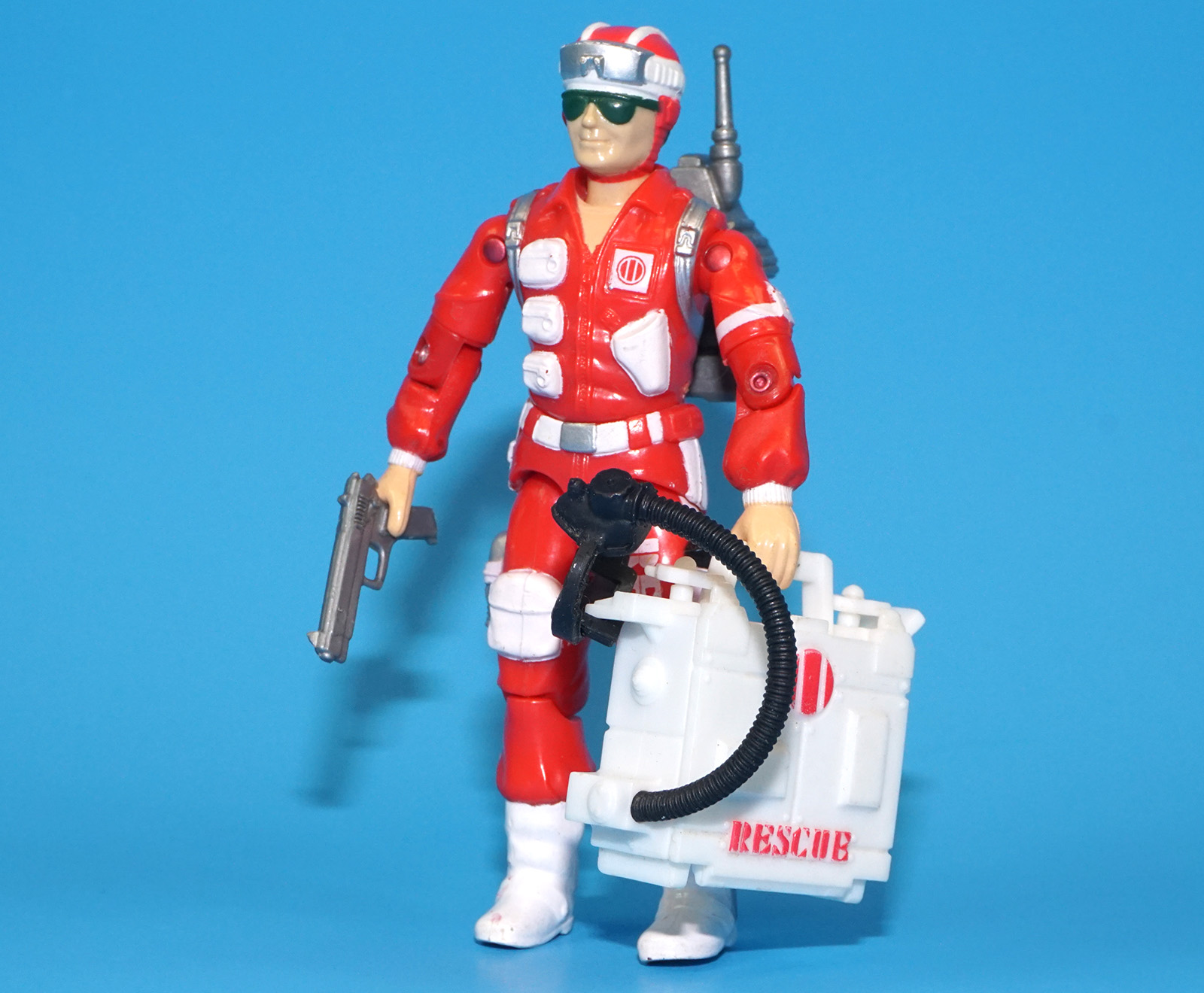 1986 GI JOE LIFELINE v1 100% COMPLETE C9 HASBRO - Image 2