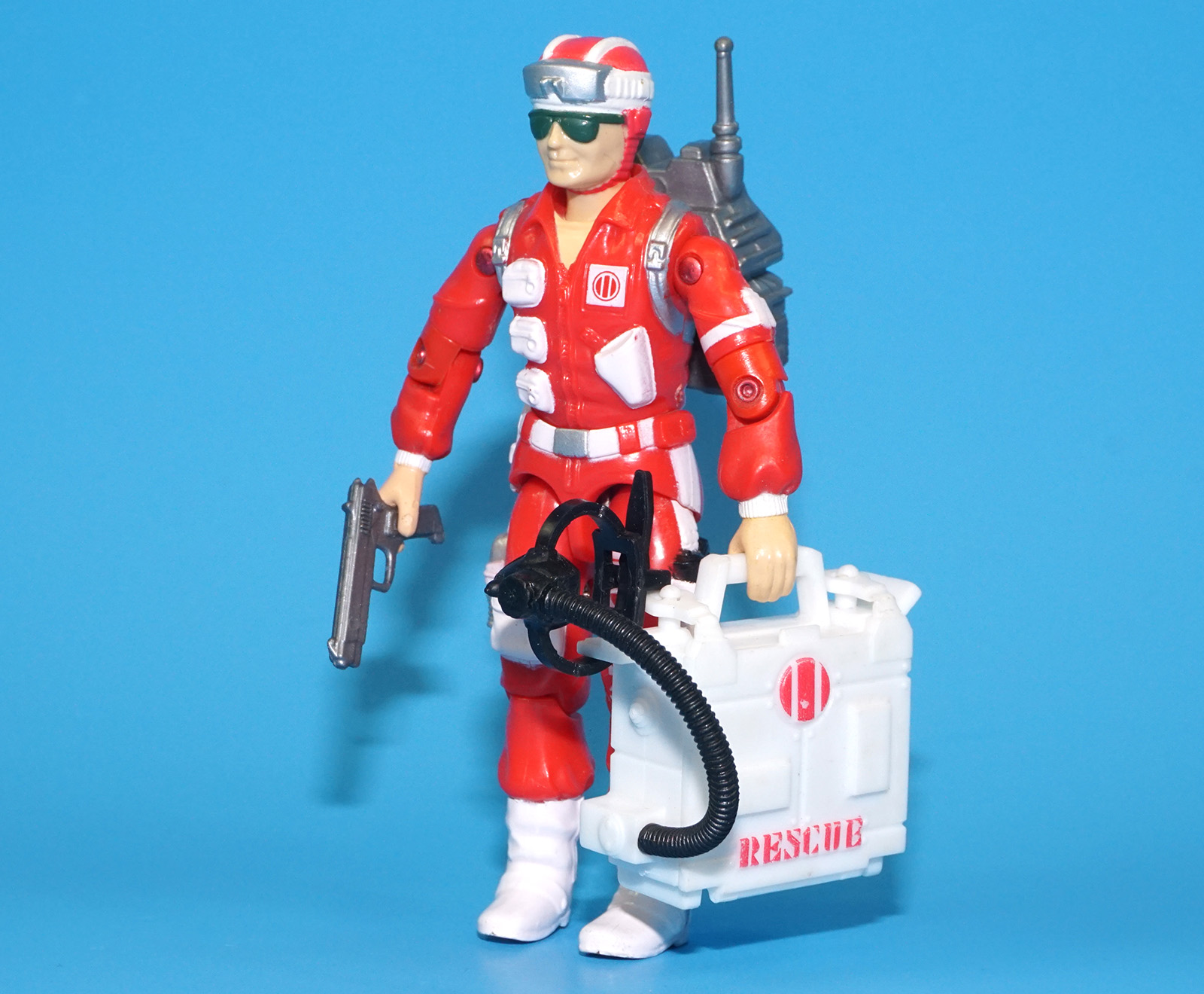 1986 GI JOE LIFELINE v1 100% COMPLETE C9 HASBRO - Image 2
