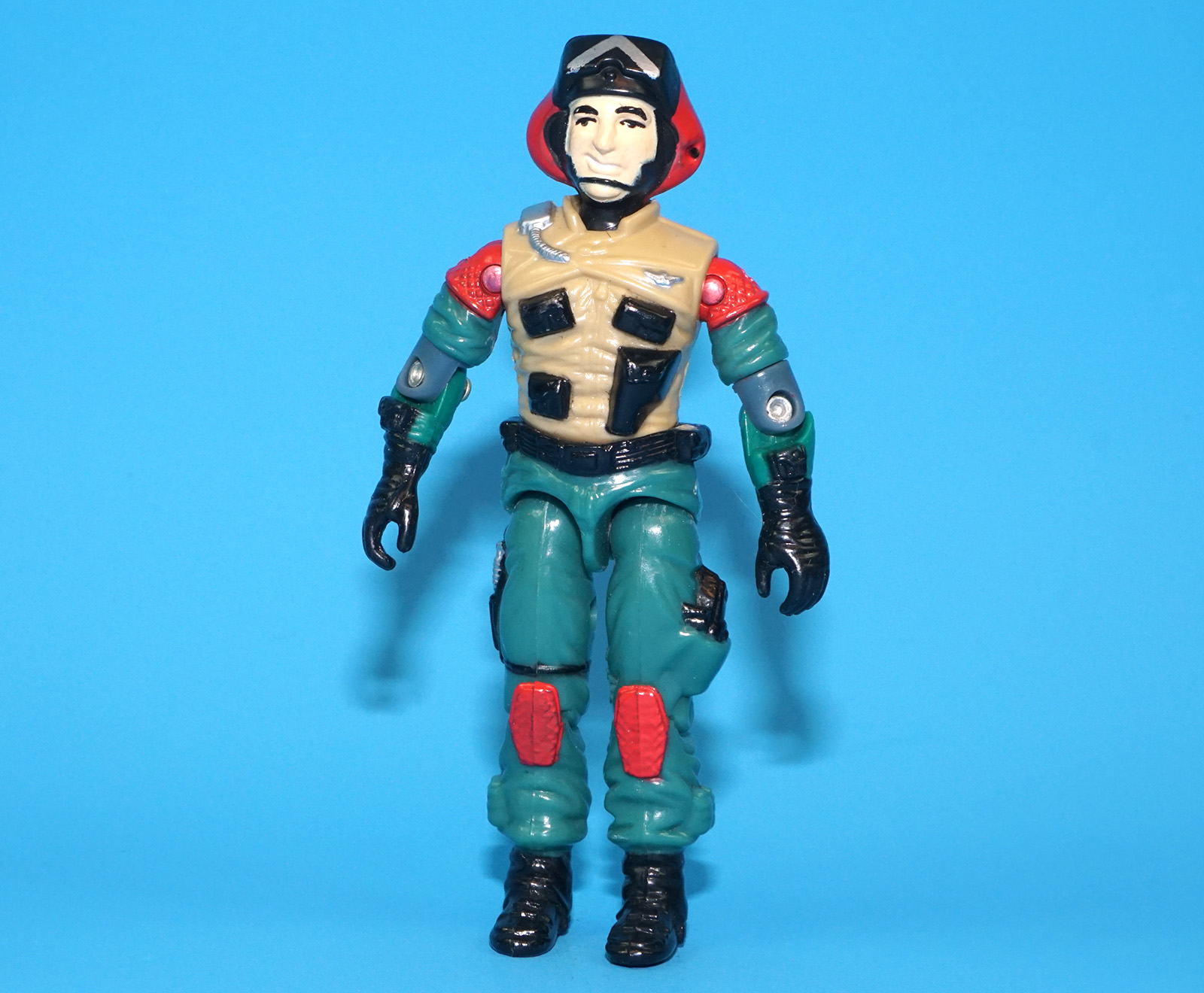 1986 GI JOE LIFT-TICKET v1 TOMAHAWK PILOT C9 HASBRO - Image 2