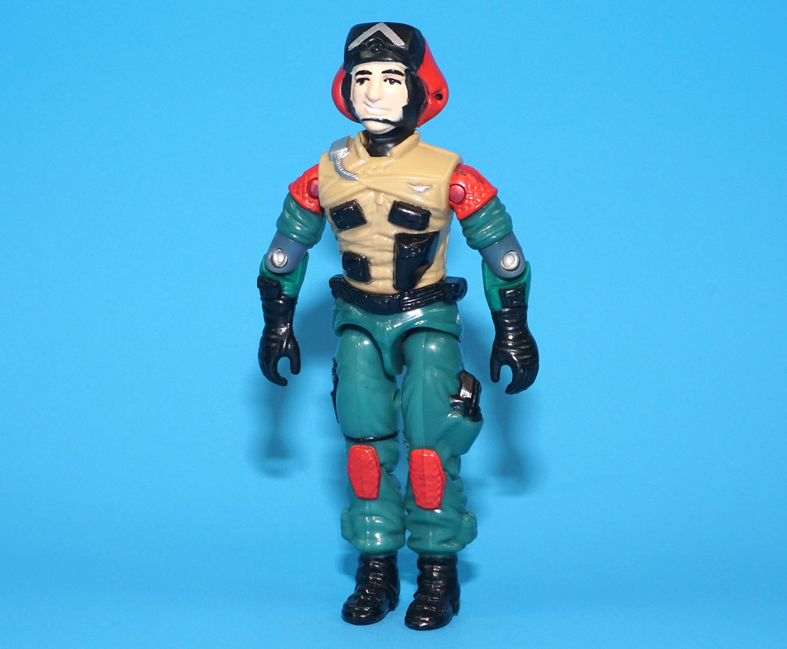 1986 GI JOE LIFT-TICKET v1 TOMAHAWK PILOT C9 HASBRO - Image 2