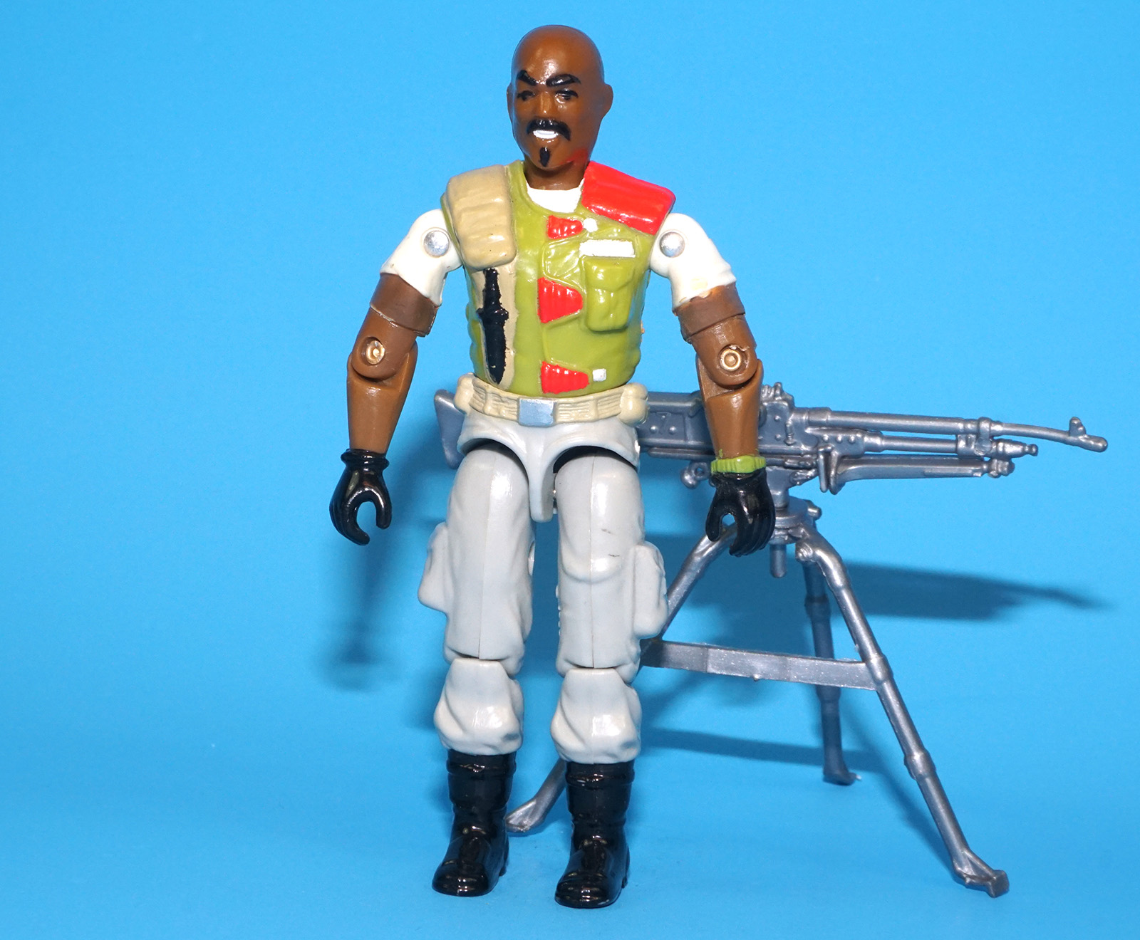 1986 GI JOE ROADBLOCK v2 100% COMPLETE C9 HASBRO - Image 2