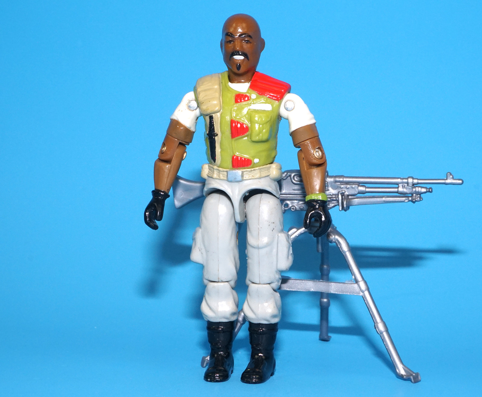 1986 GI JOE ROADBLOCK v2 100% COMPLETE C9 HASBRO - Image 2