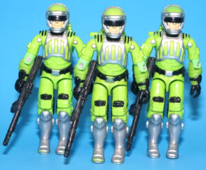 1986 GI JOE SCI-FI v1 ARMY BUILDER LOT (3) HASBRO READ
