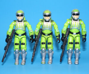 1986 GI JOE SCI-FI v1 ARMY BUILDER LOT (3) HASBRO READ