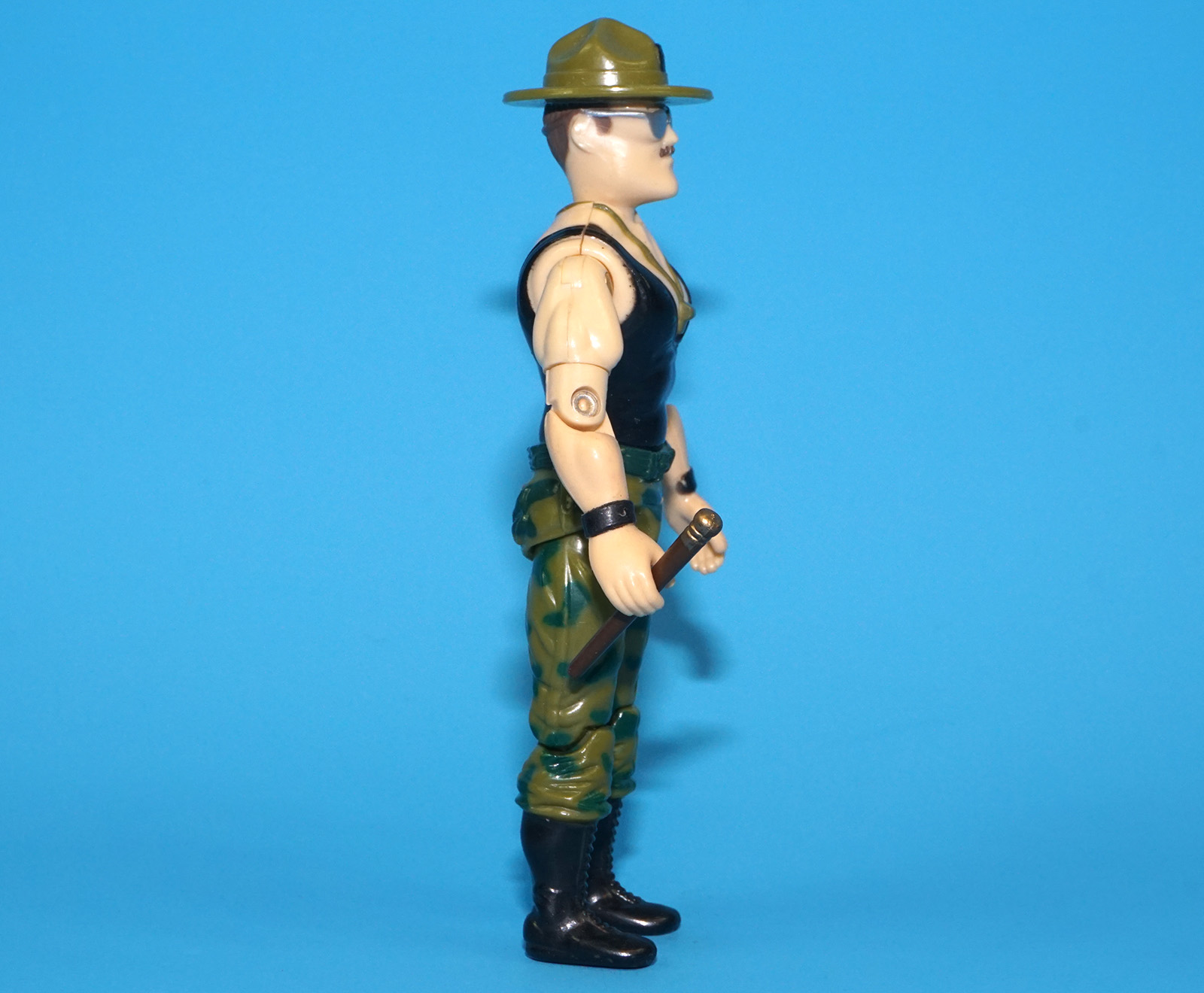 1986 GI JOE SGT SLAUGHTER v2 TRIPLE T TANK DRIVER 100% COMPLETE C9+ HASBRO - Image 4