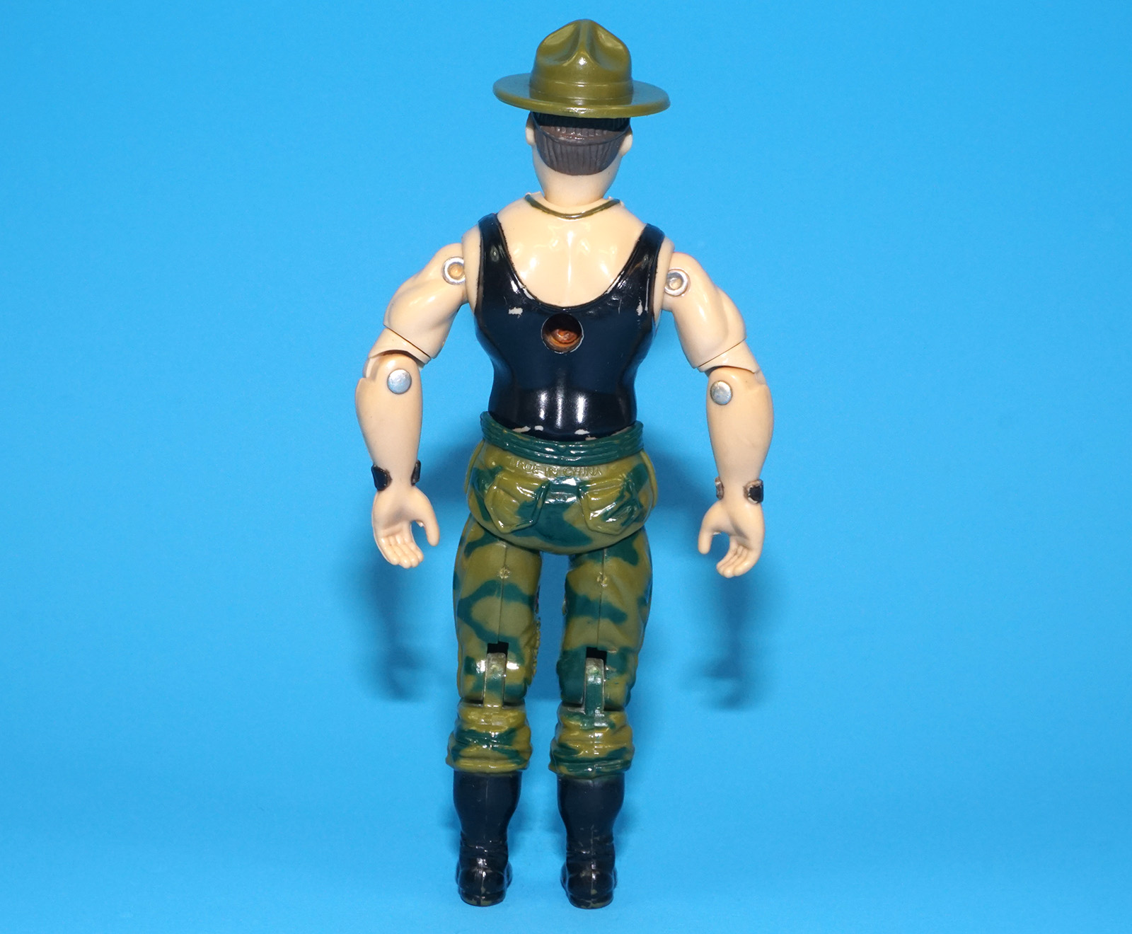 1986 GI JOE SGT SLAUGHTER v2 TRIPLE T TANK DRIVER C8 HASBRO - Image 3