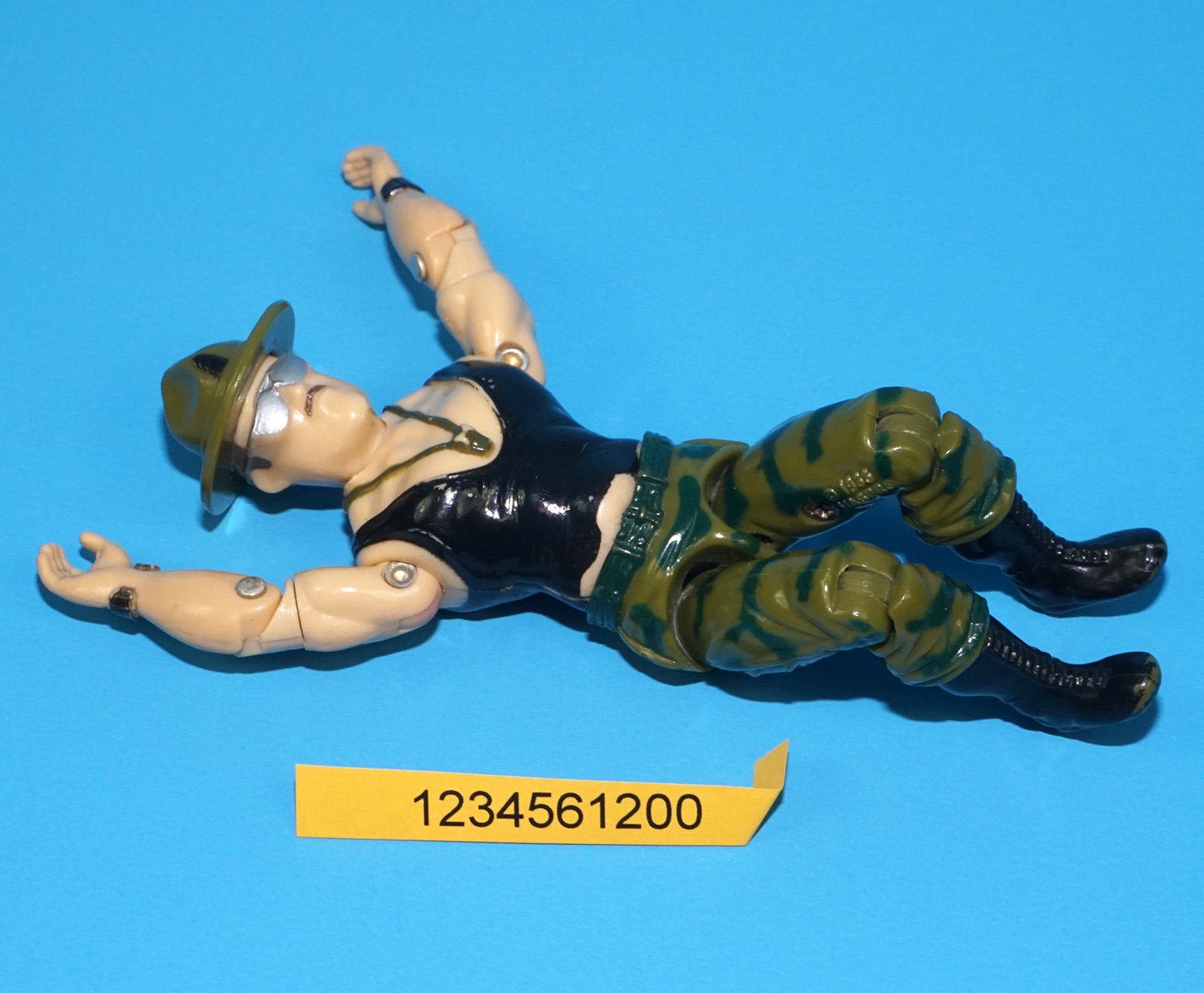 1986 GI JOE SGT SLAUGHTER v2 TRIPLE T TANK DRIVER C8 HASBRO - Image 4
