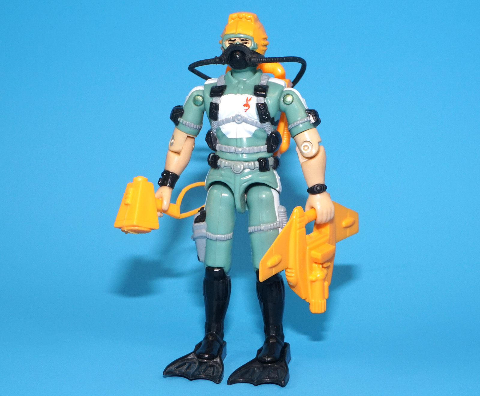1986 GI JOE WET-SUIT v1 100% COMPLETE C9+ HASBRO - Image 2