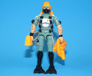 1986 GI JOE WET-SUIT v1 NEAR COMPLETE C9 HASBRO